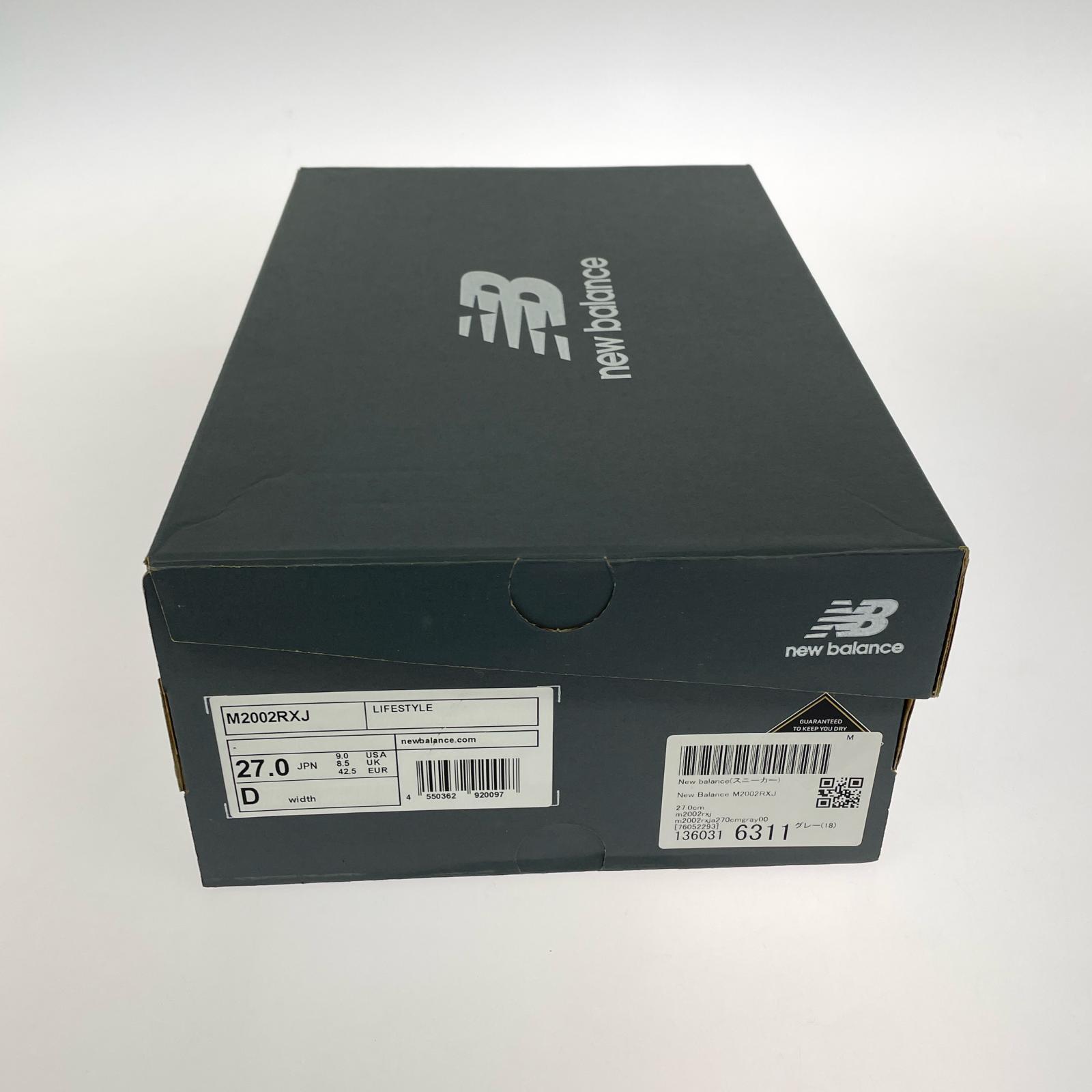スニーカー M2002RXJ GORE-TEX CONCRETE GRAY-27.0 27cm (US9 UK8 1/2 EU44) グレー