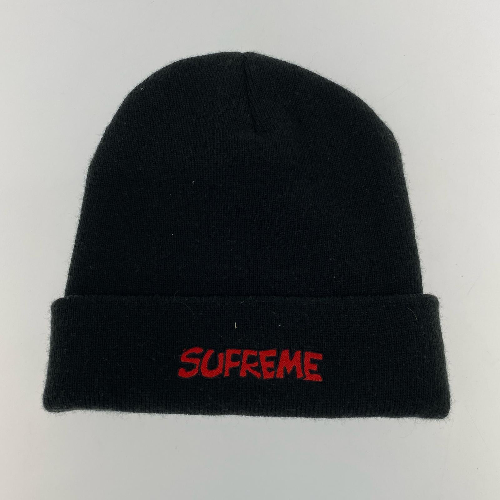 ニットキャップ SMURFS BEANIE ブラック