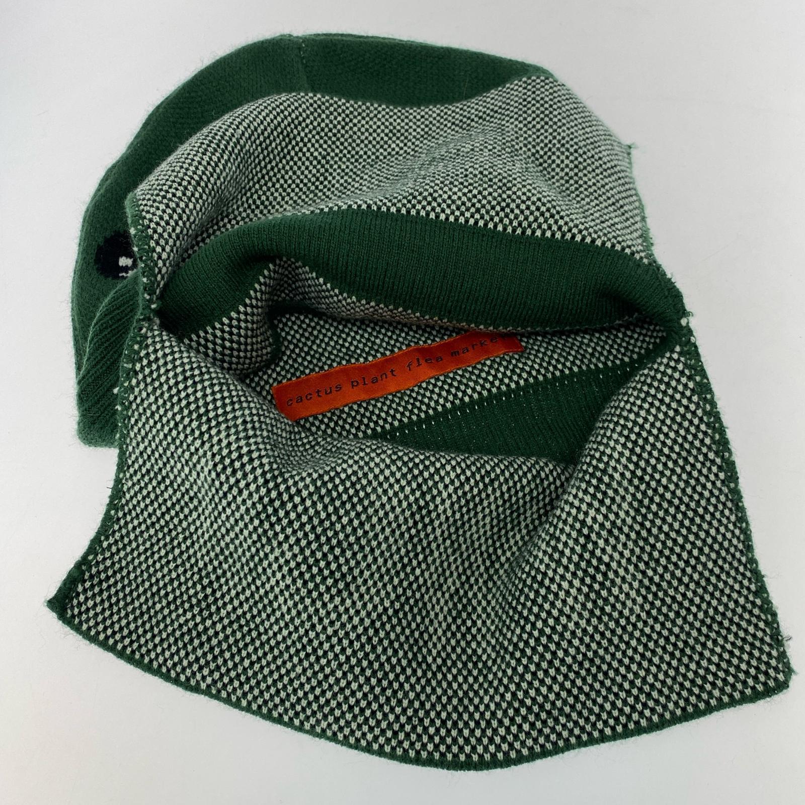 ニットキャップ CUCTUS PLANT FLEA MARKET バラクラバ グリーン