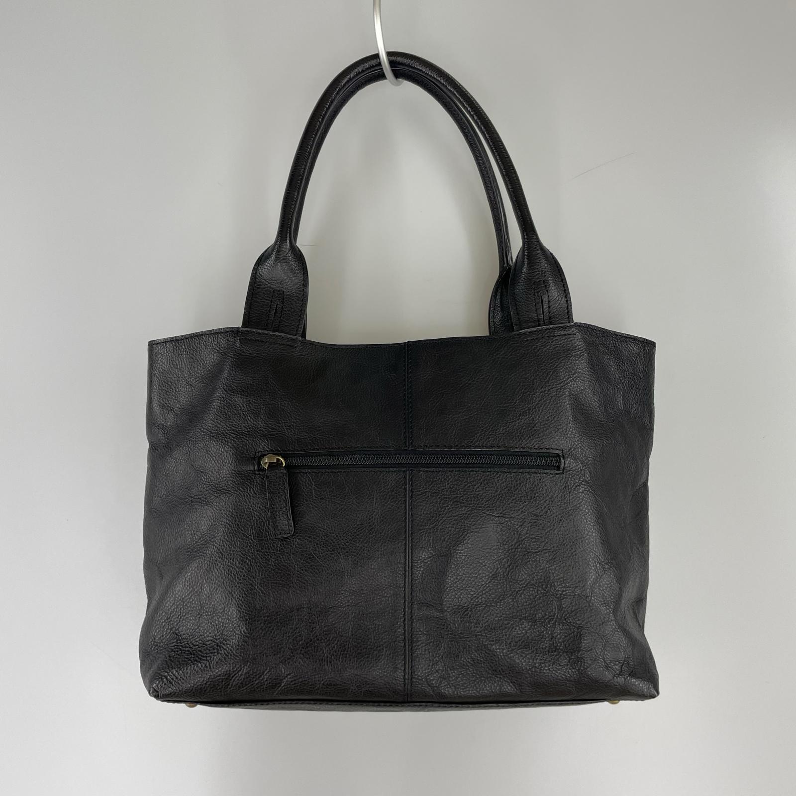 ハンドバッグ DAKATA レザー BLK ブラック