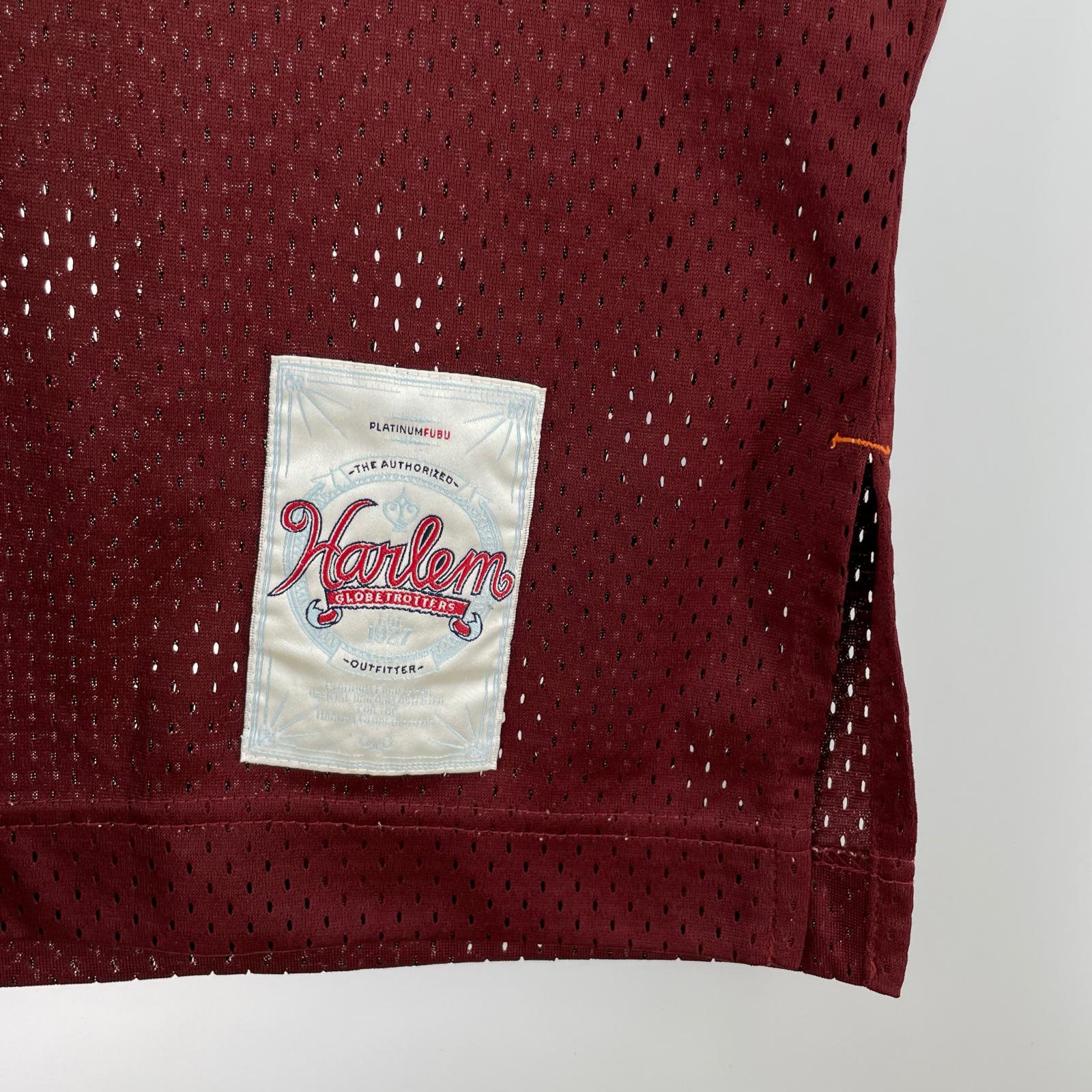 長袖シャツ FUBU Harlem Globetrotters 35 ゲームシャツ XXL