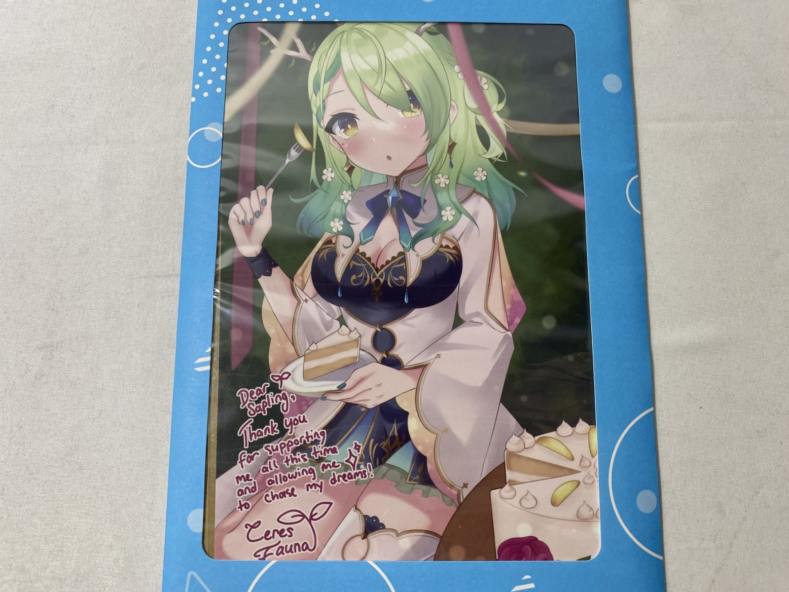 セレス・ファウナ 誕生日記念2022 ポストカード フィギュア/グッズ
