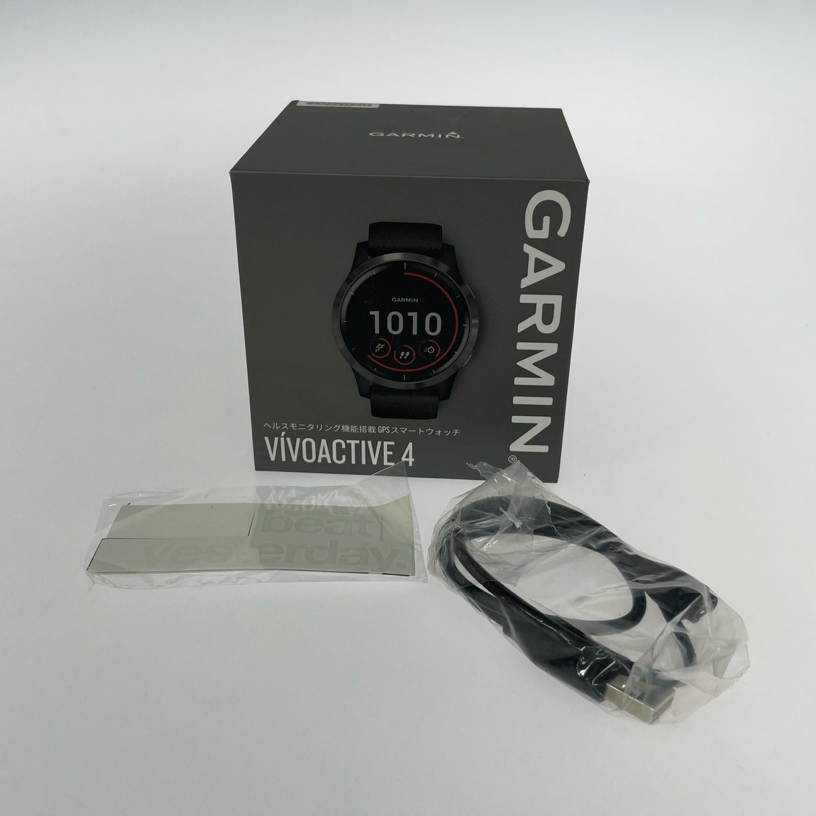 腕時計 GARMIN/VIVOACTIVE4 ブラック