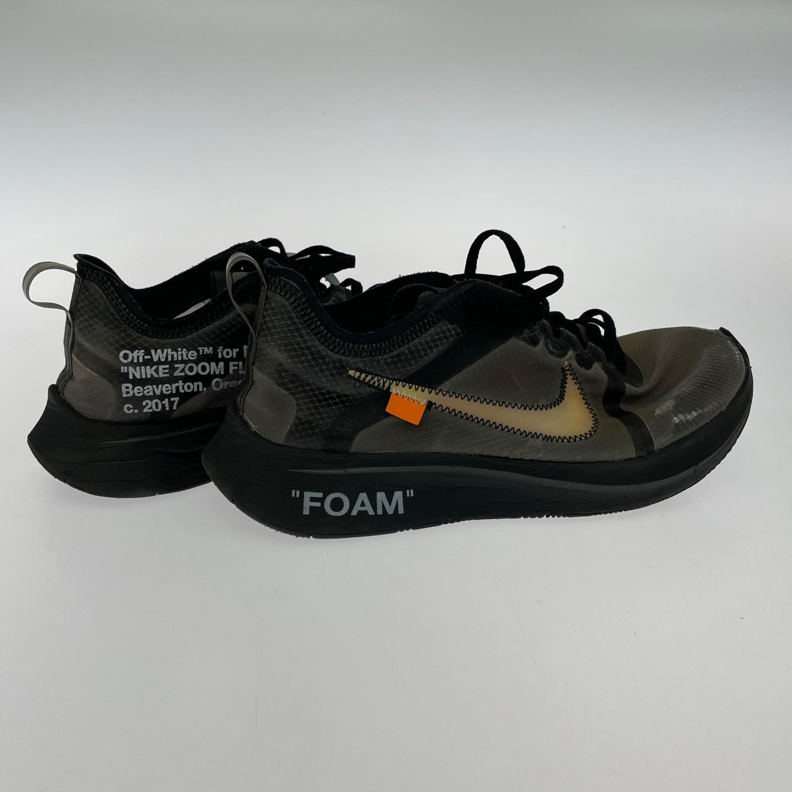 シューズ ×OFF WHITE ZOOM FLY (26.0) 26cm (US8 UK7 1/2 EU42) ブラウン