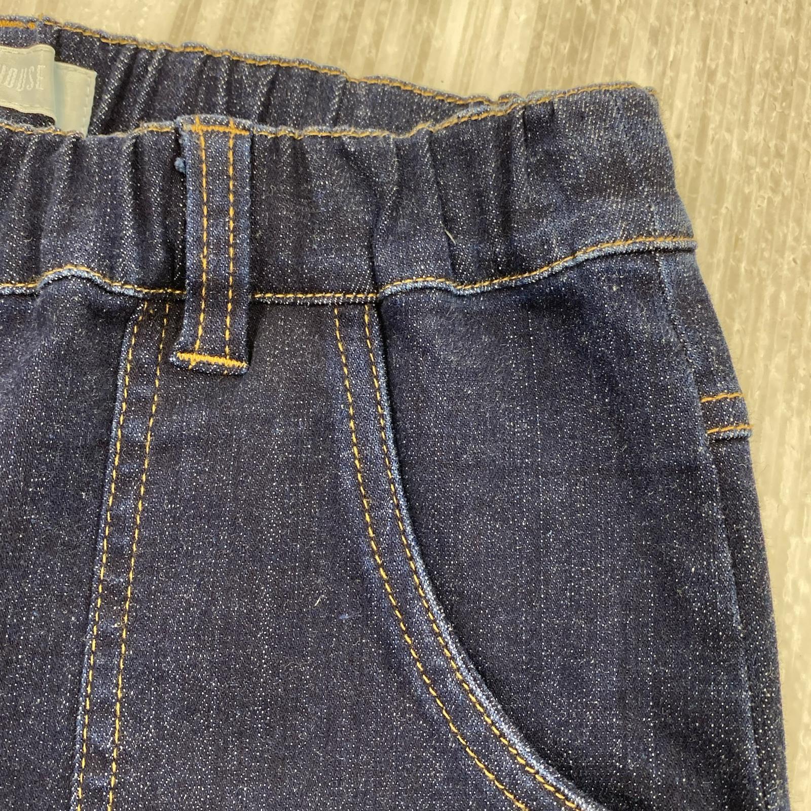 デニムパンツ PINK HOUSE 裾フリルストレッチデニムパンツ M