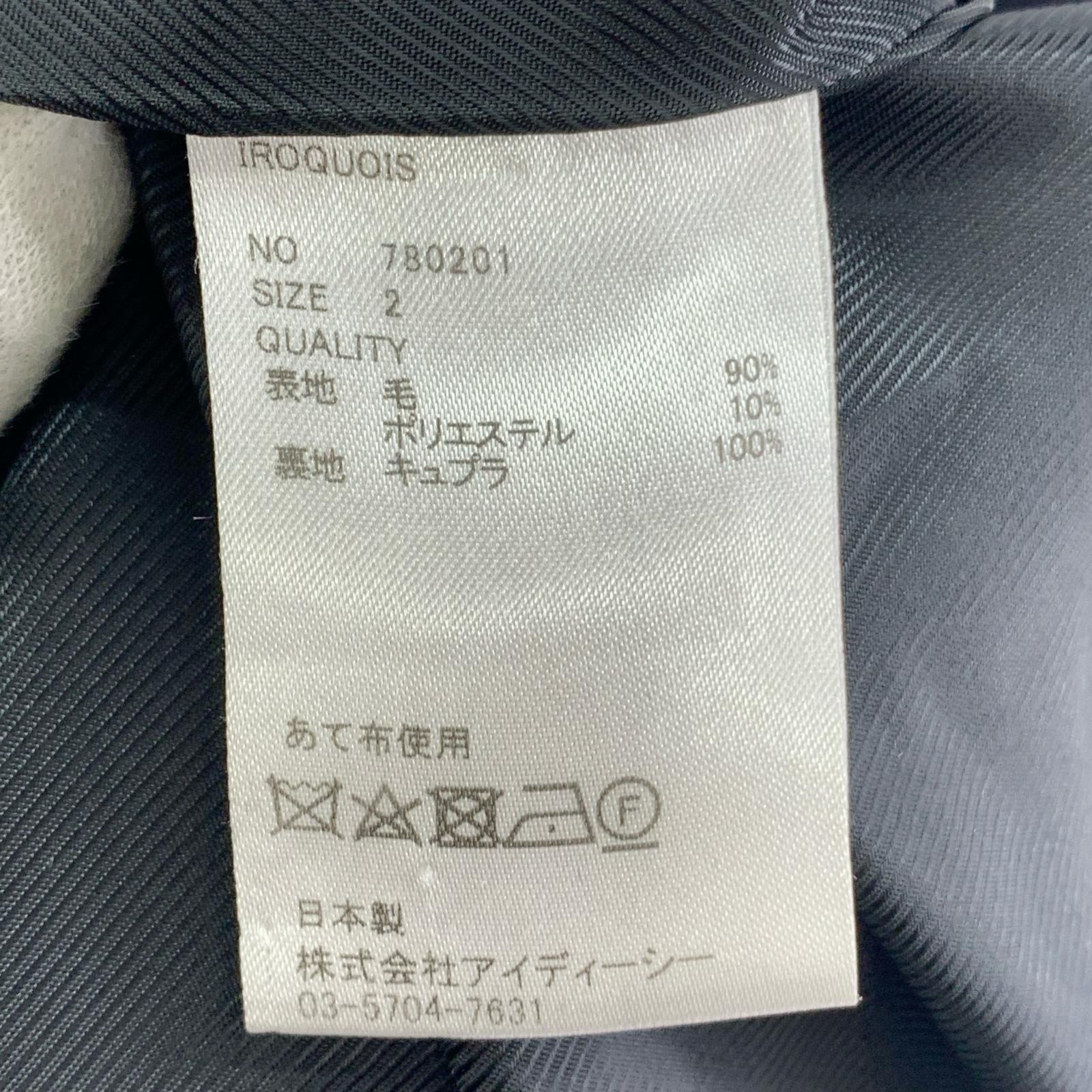 ジャケット ウールオーバーコート 2 黒 2 ブラック