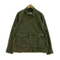 ミリタリージャケット REPAIR CUSTOM&EMB UTILITY SHIRT JACKET L L