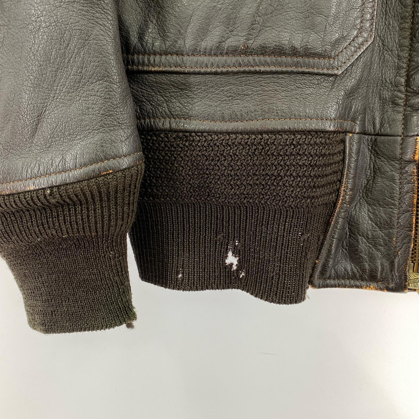 レザージャケット G-1 flight jacket 40 40 ブラウン
