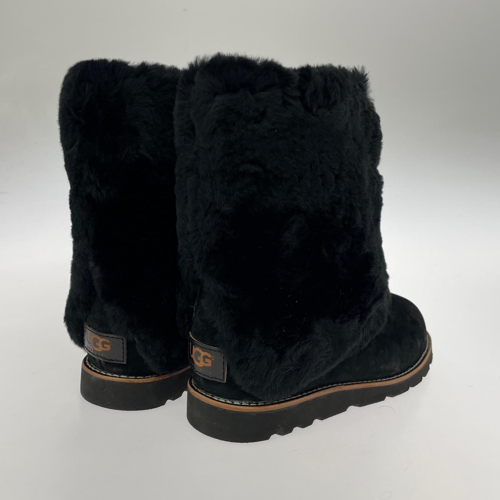 ブーツ UGG メイリン ムートンブーツ 23.0cm 24cm (US6 UK5 1/2 EU38) ブラック