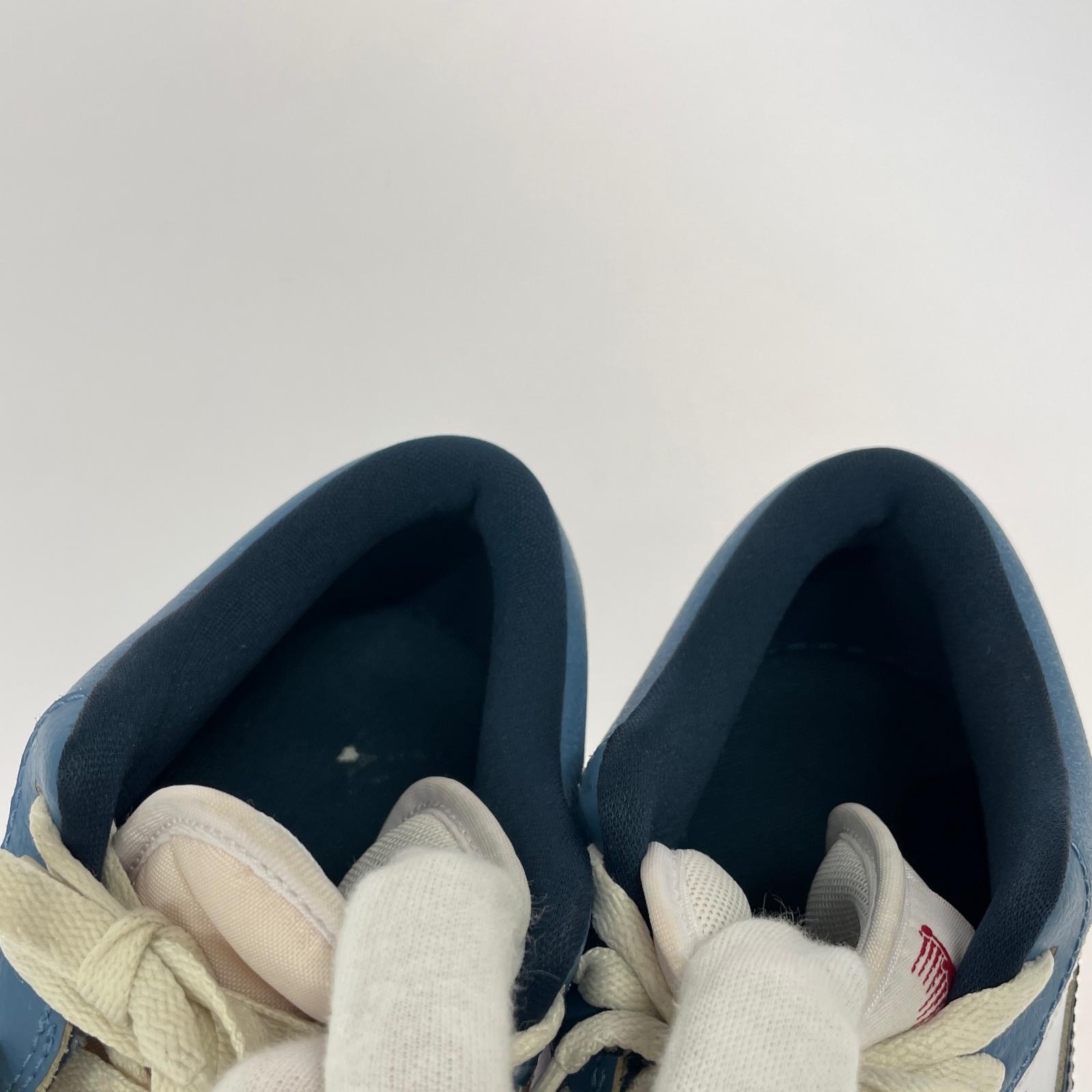 スニーカー Air Jordan 1 Low White/Aegean Storm 27㎝ 27cm (US9 UK8 1/2 EU44)