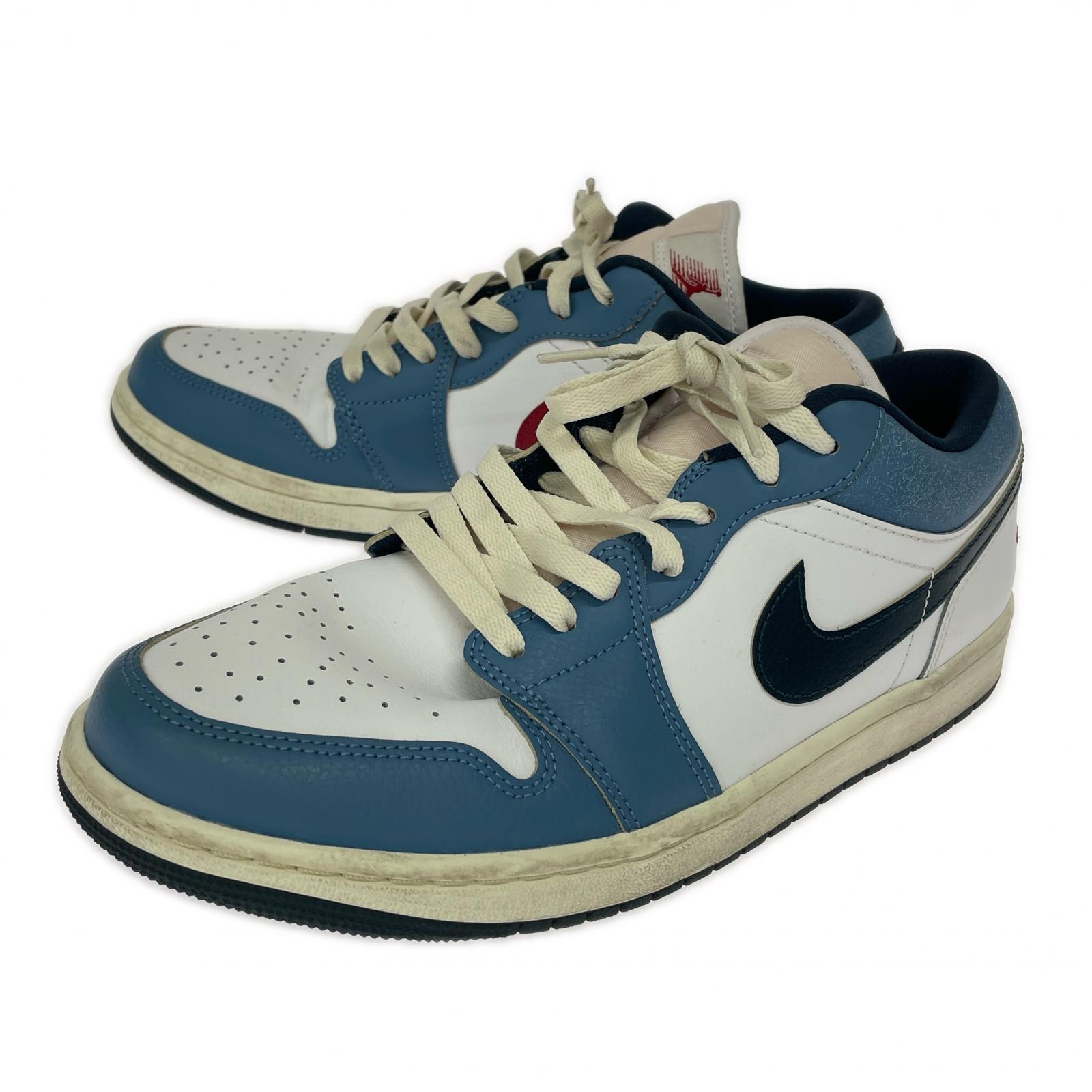 スニーカー Air Jordan 1 Low White/Aegean Storm 27㎝ 27cm (US9 UK8 1/2 EU44)