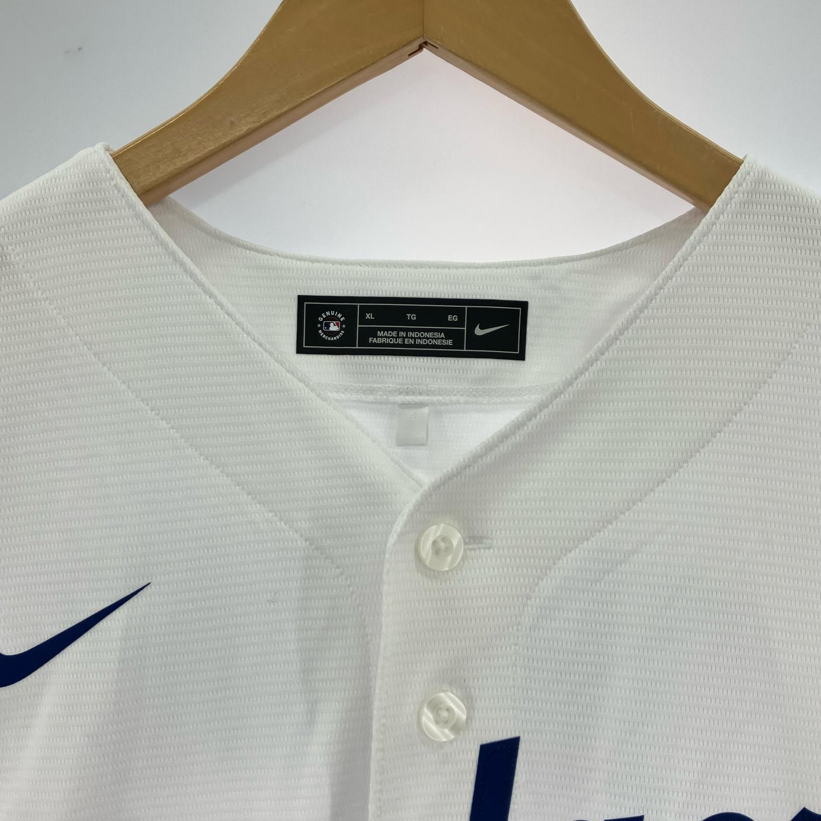 半袖シャツ ドジャース 大谷 ゲームシャツ (XL) 白 ホワイト
