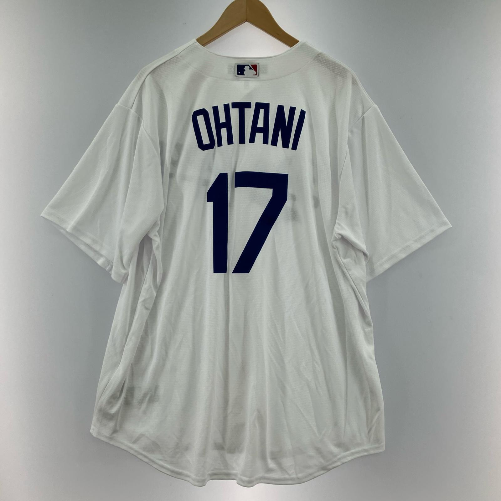 半袖シャツ ドジャース 大谷 ゲームシャツ (XL) 白 ホワイト