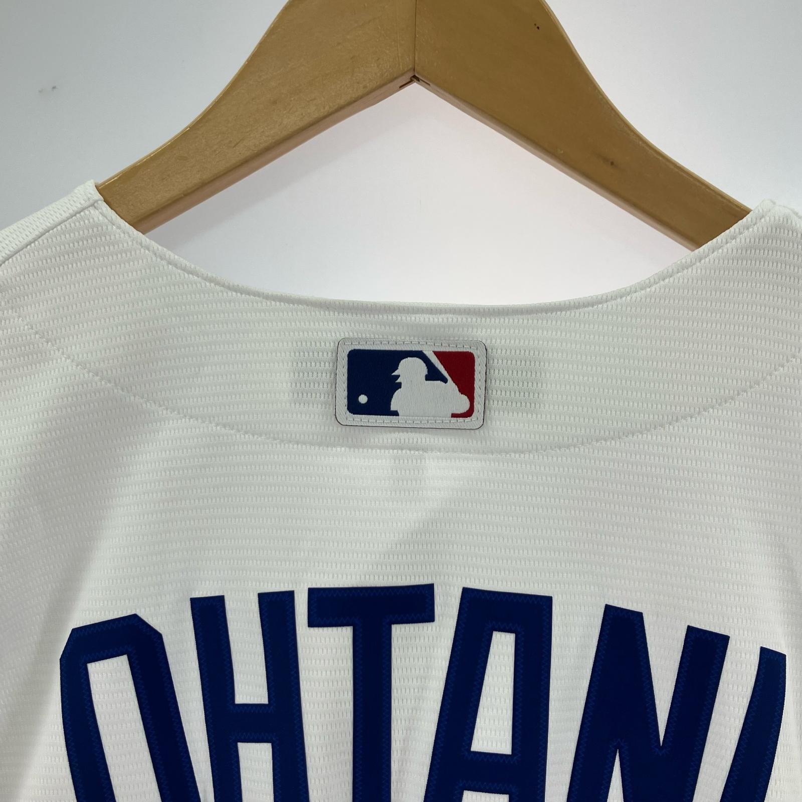 半袖シャツ ドジャース 大谷 ゲームシャツ (XL) 白 ホワイト
