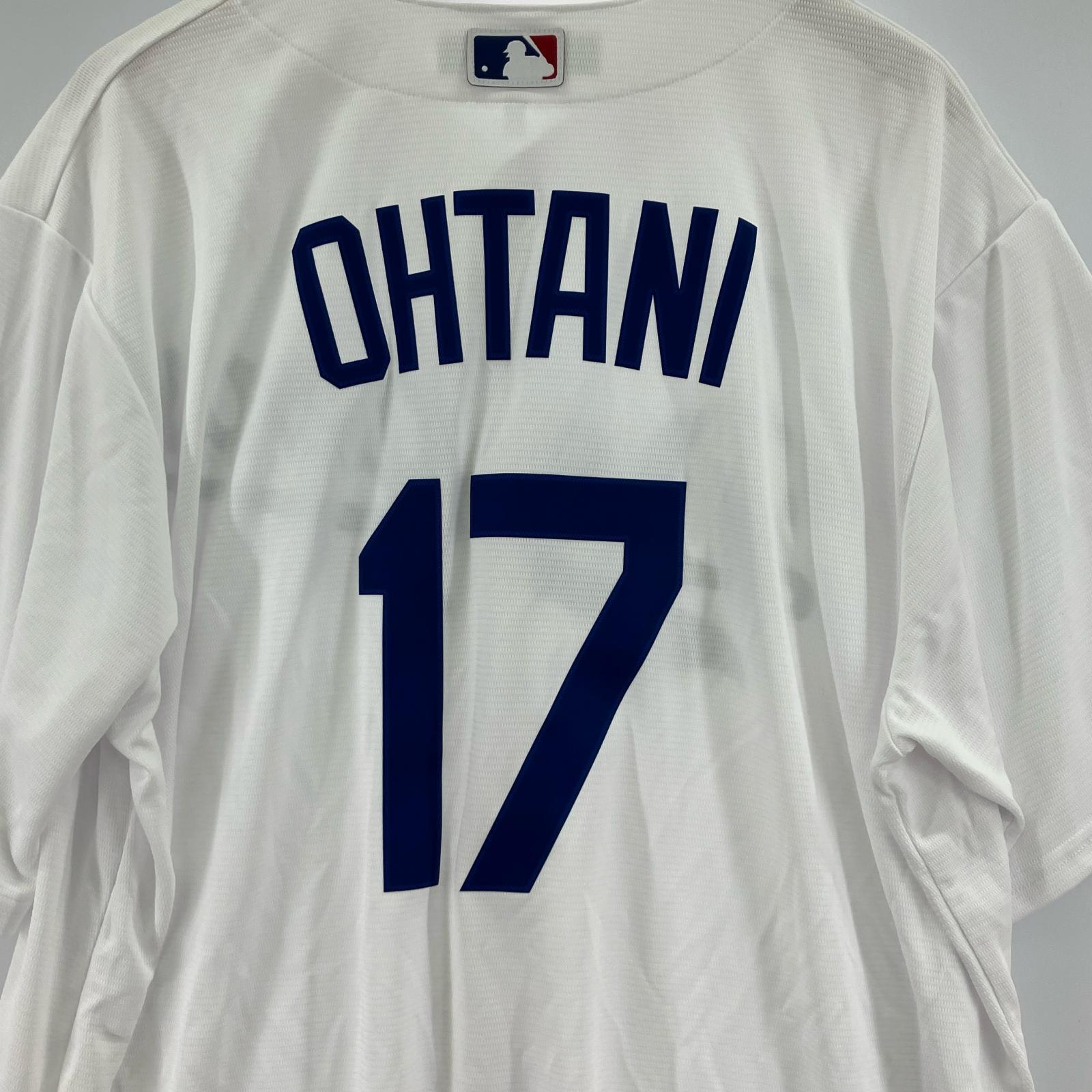 半袖シャツ ドジャース 大谷 ゲームシャツ (XL) 白 ホワイト