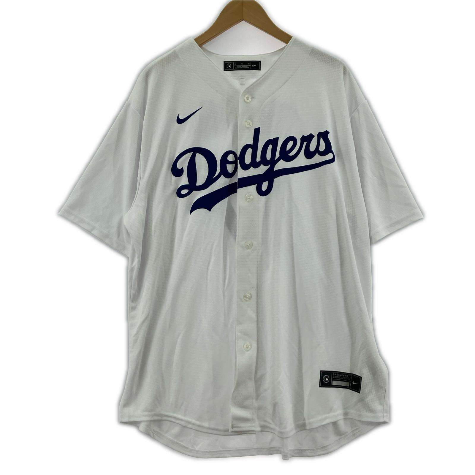 半袖シャツ ドジャース 大谷 ゲームシャツ (XL) 白 ホワイト