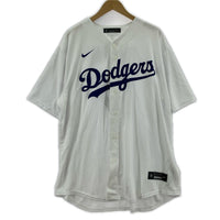 半袖シャツ ドジャース 大谷 ゲームシャツ (XL) 白 ホワイト