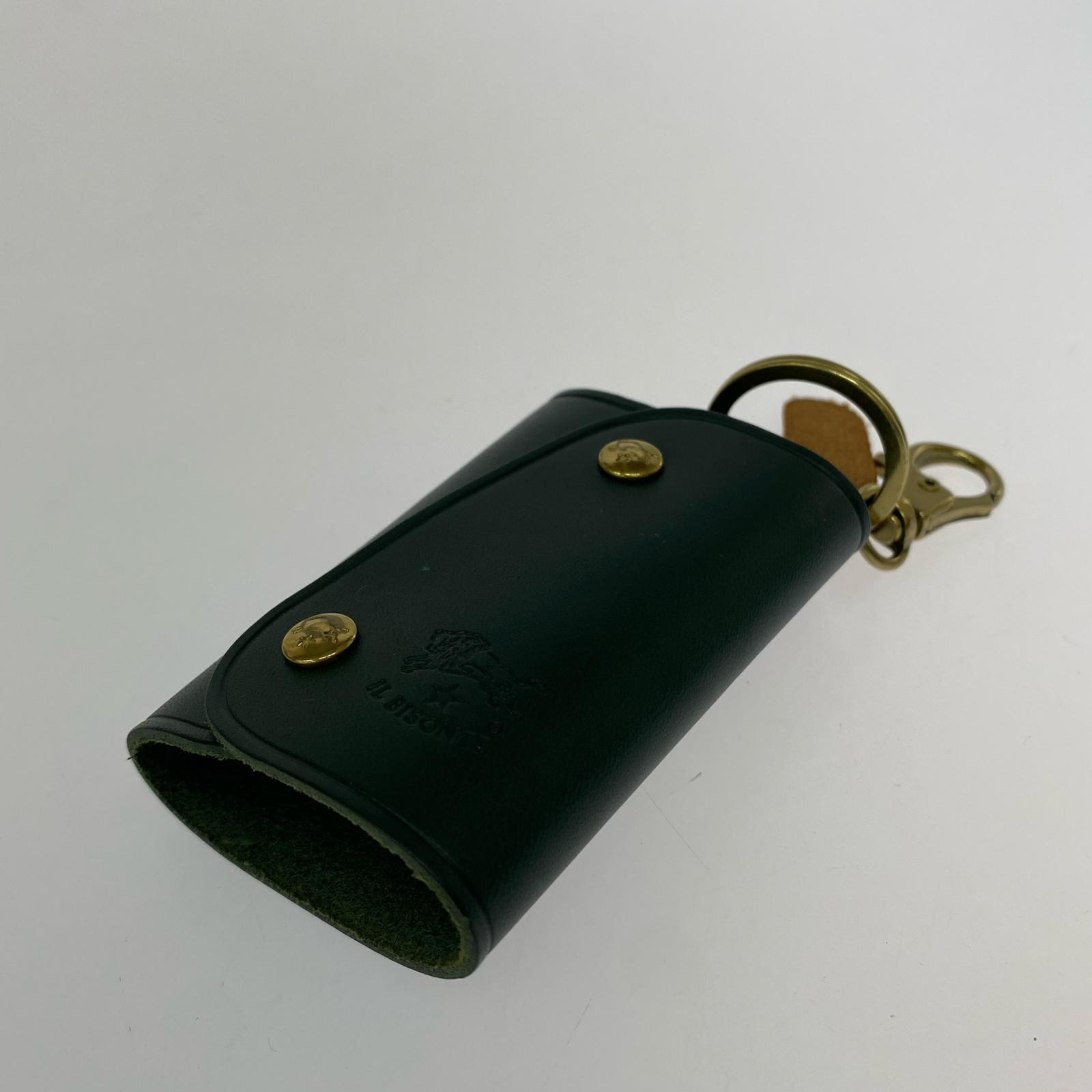 ウォレットチェーン IL BISONTE キーチェーン・ウォレットチェーン グリーン