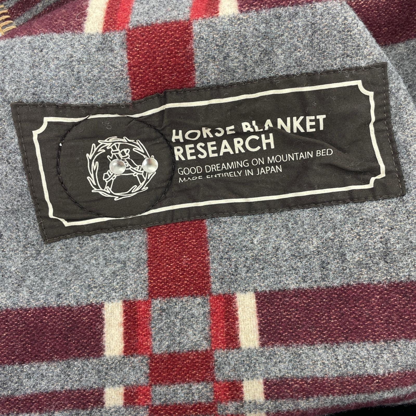 ジャケット HORSE BLANKET RESEARCH ブランケット チェック マルチカラー