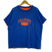 半袖Tシャツ COLLEGIATE リバーシブルS/Sカットソー ブルー
