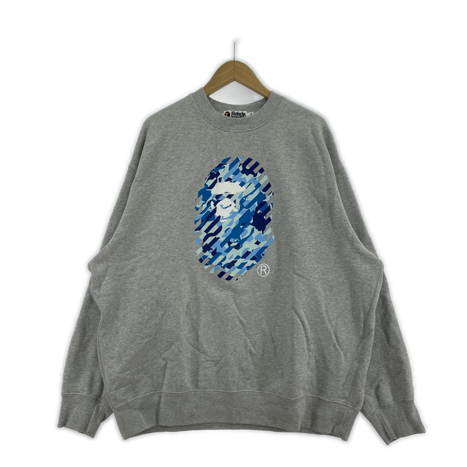スウェット ABC CAMO ロゴプリントスウェット(2XL) グレー