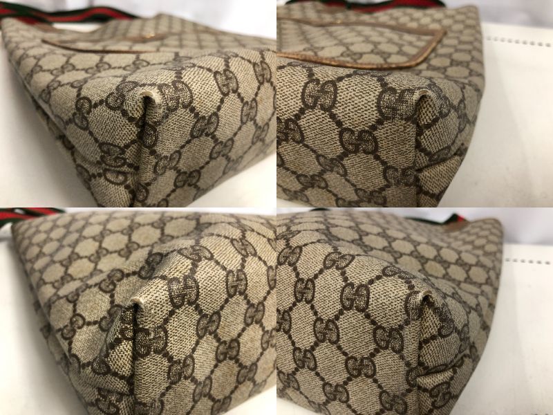 GUCCI オールド シェリーライン GGプラス キャンパスバッグ
