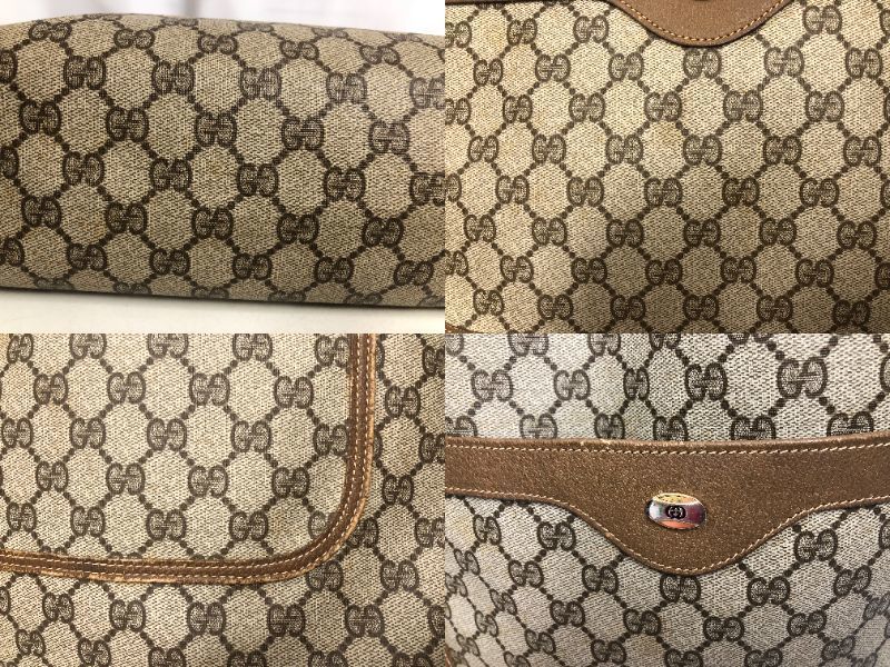 GUCCI オールド シェリーライン GGプラス キャンパスバッグ