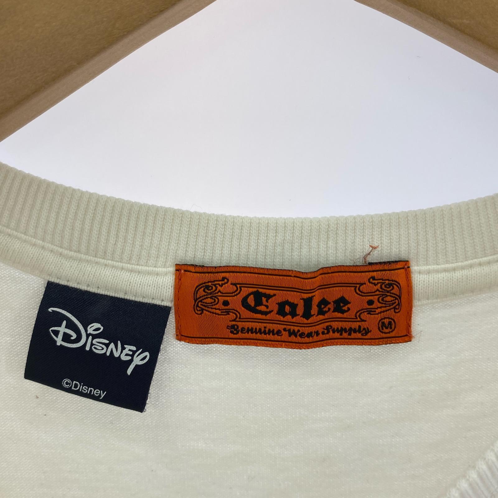 半袖Tシャツ ×Disney ミッキー プリントTEE 白 M M ホワイト