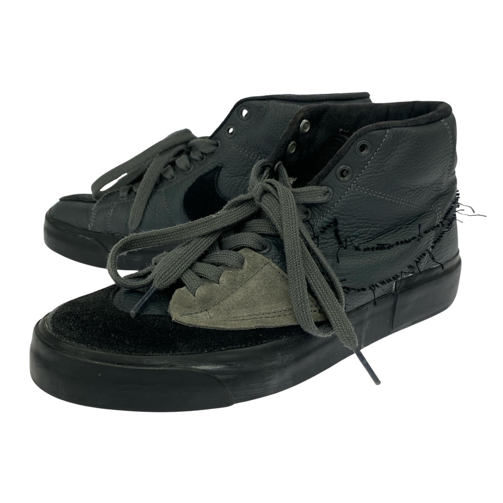 スニーカー SB Blazer Mid EDGE Grey/Black 26cm (US8 UK7 1/2 EU42) グレー