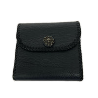 コンパクトウォレット VAN AMBURG LEATHERS 三つ折り財布 ブラック