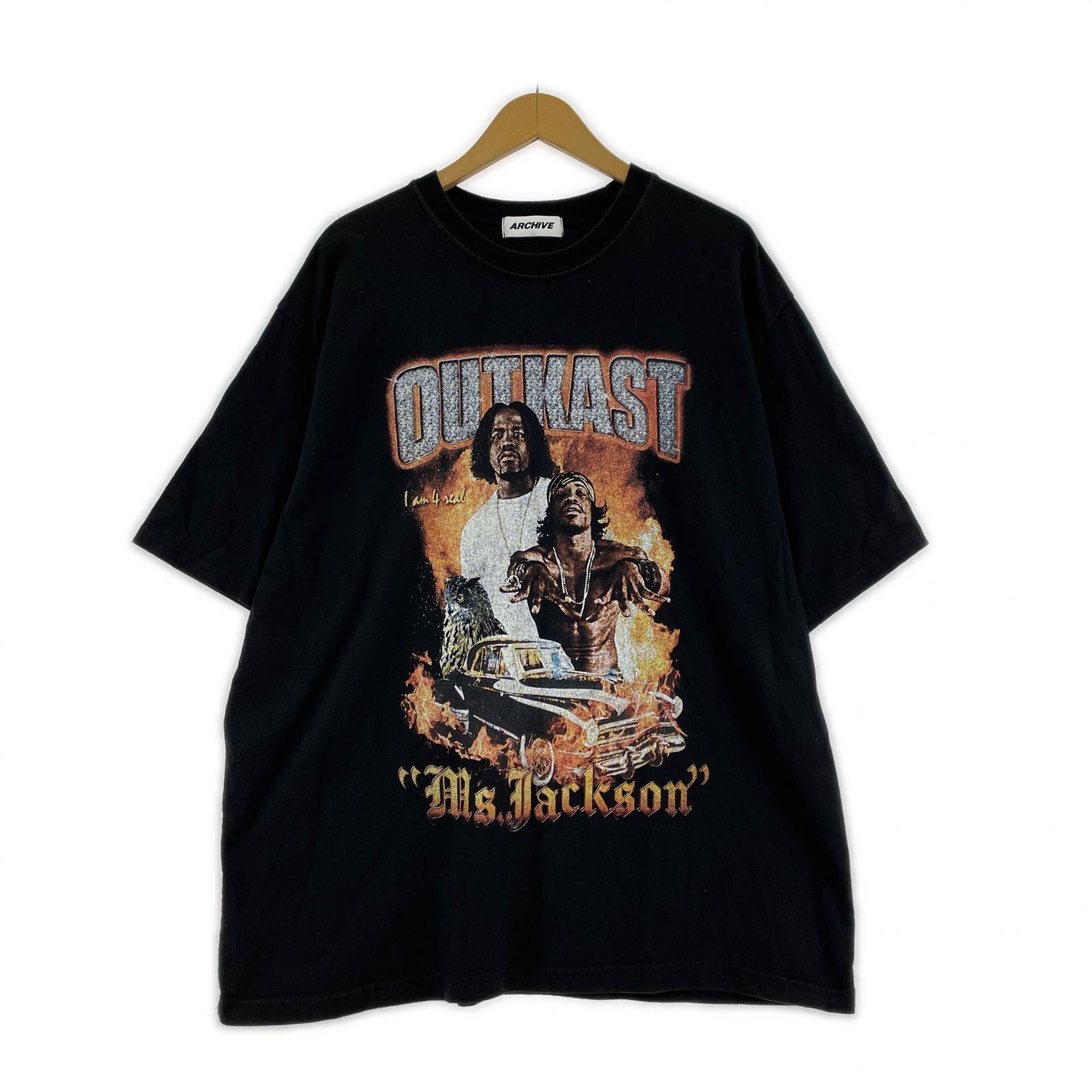 半袖Tシャツ ARCHIVE OUTKAST 黒 ブラック