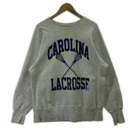 スウェット 90s CAROLINA LACROSSE (L) 灰 L グレー