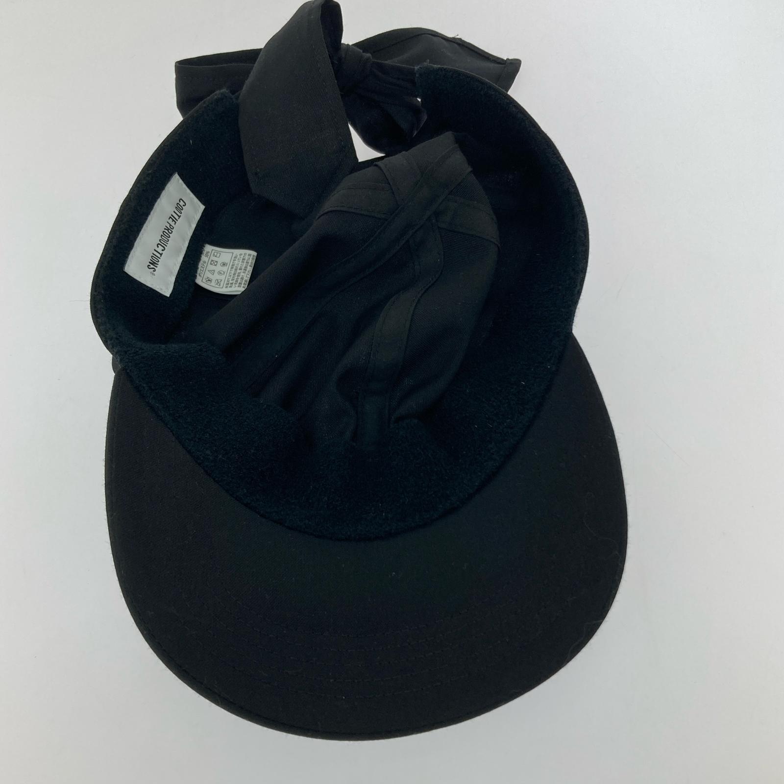 キャップ Comfort Merino Saxony 6 Panel Tie Cap ブラック