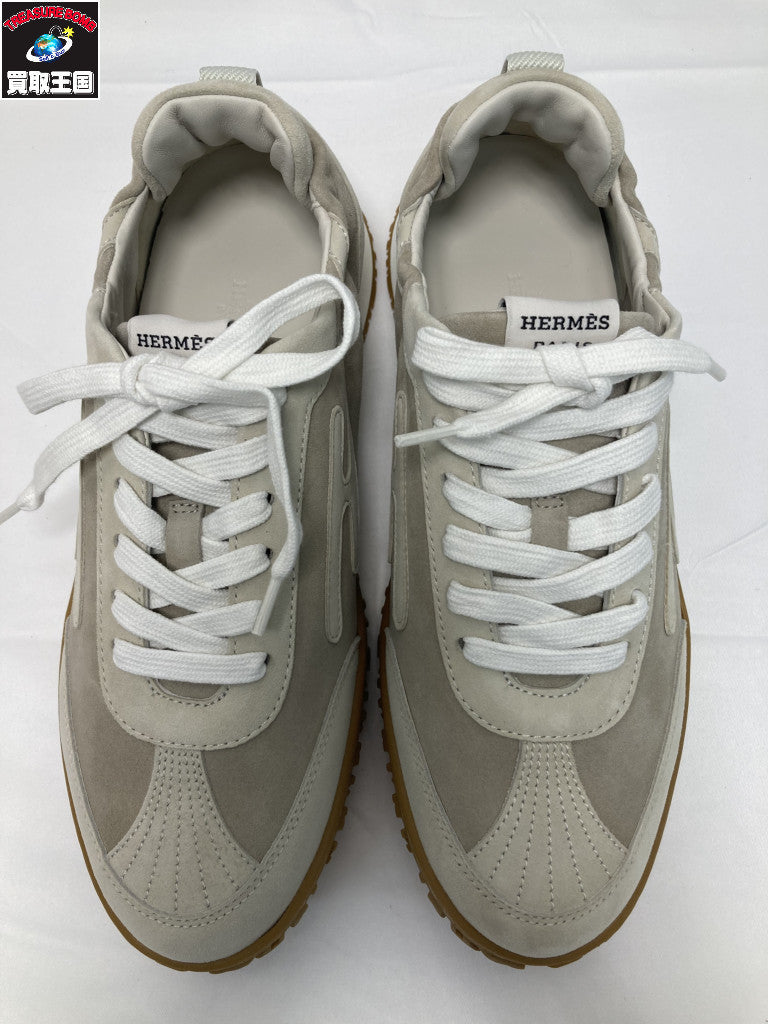 HERMES ジェット スウェードスニーカー 38.5(24.5㎝程度)
