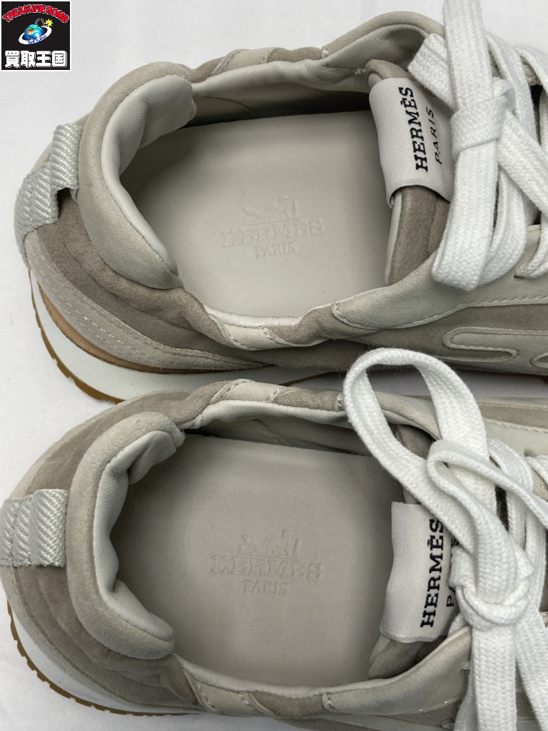 HERMES ジェット スウェードスニーカー 38.5(24.5㎝程度)