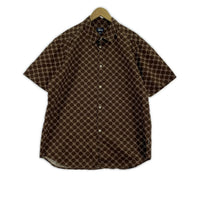 半袖シャツ OLD 紺タグ モノグラム (XL) ブラウン