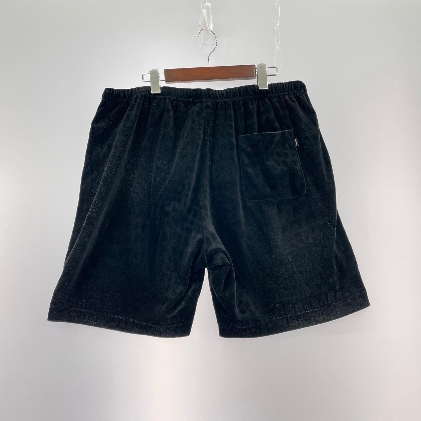 ショートパンツ CROC VELOUR SHORT 黒 (XL) ブラック