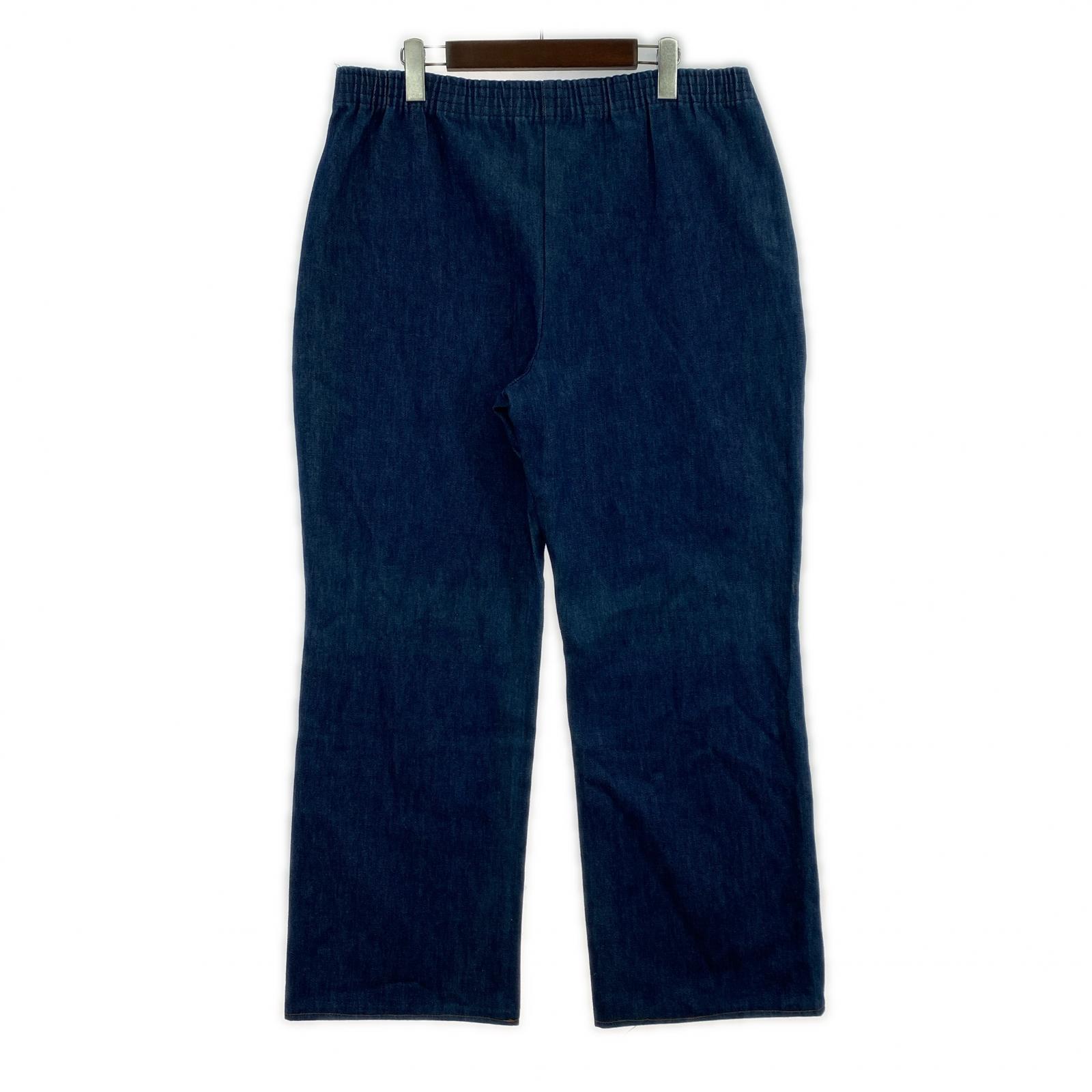 デニムパンツ Sears 70s 42TALON JTF ベイカーデニムパンツ ブルー
