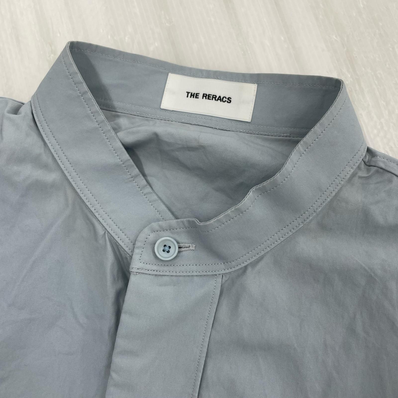 半袖シャツ THE RERACS short sleeve shirt 21SS-REBL-249-J サックスブルー (46)