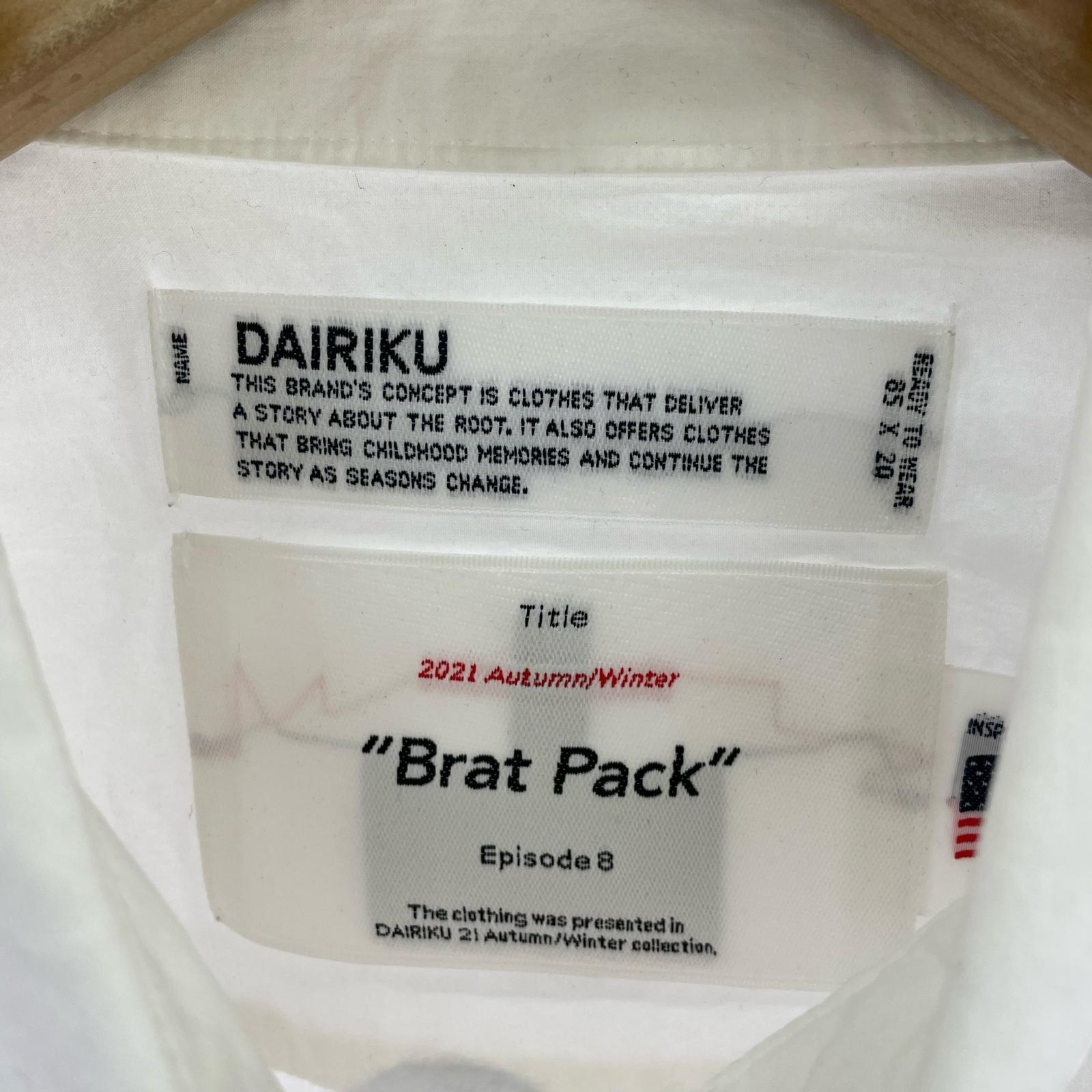 長袖シャツ 21AW Brat Pack Shirt M ホワイト
