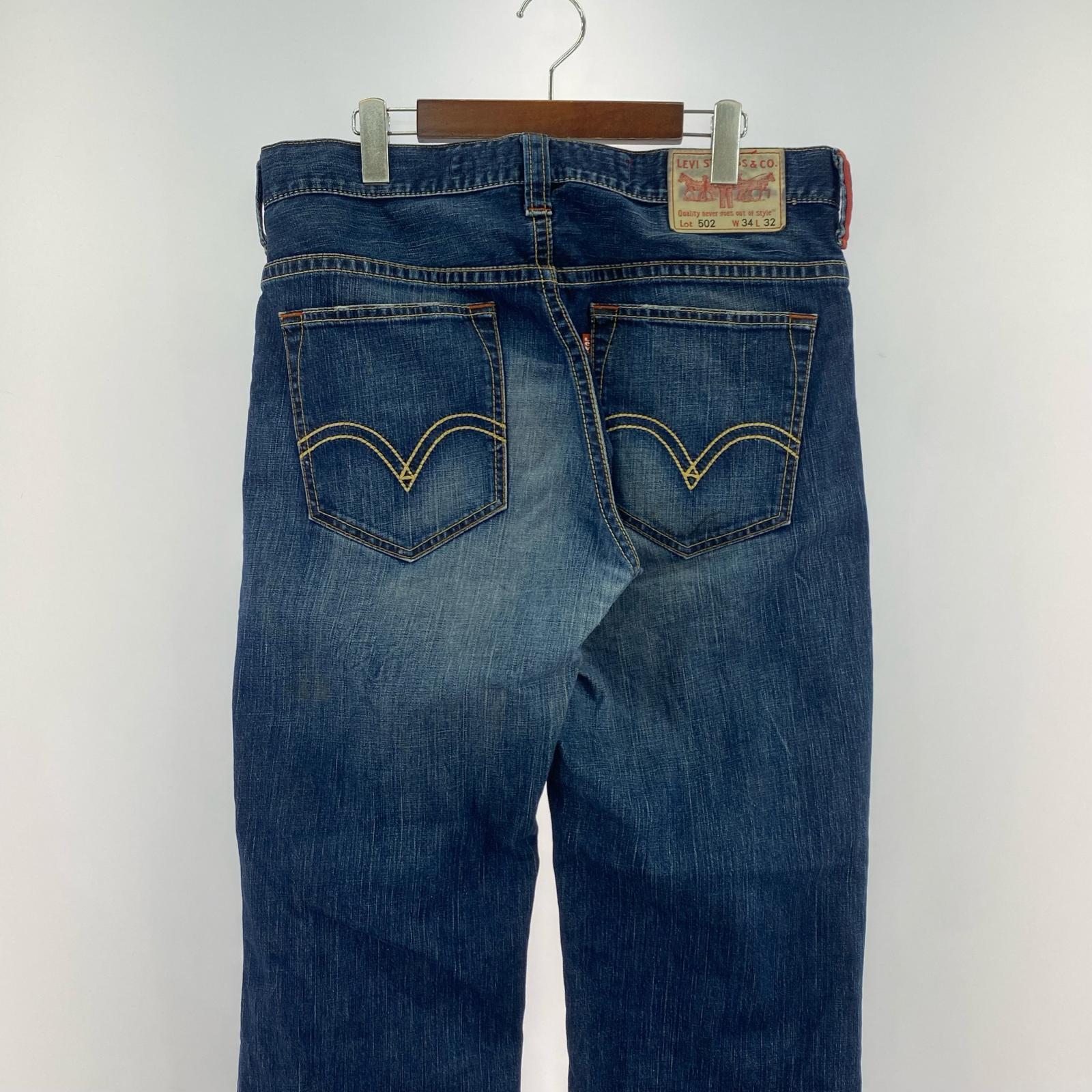 デニムパンツ ENGINEERED 先染め W34 34 ブルー