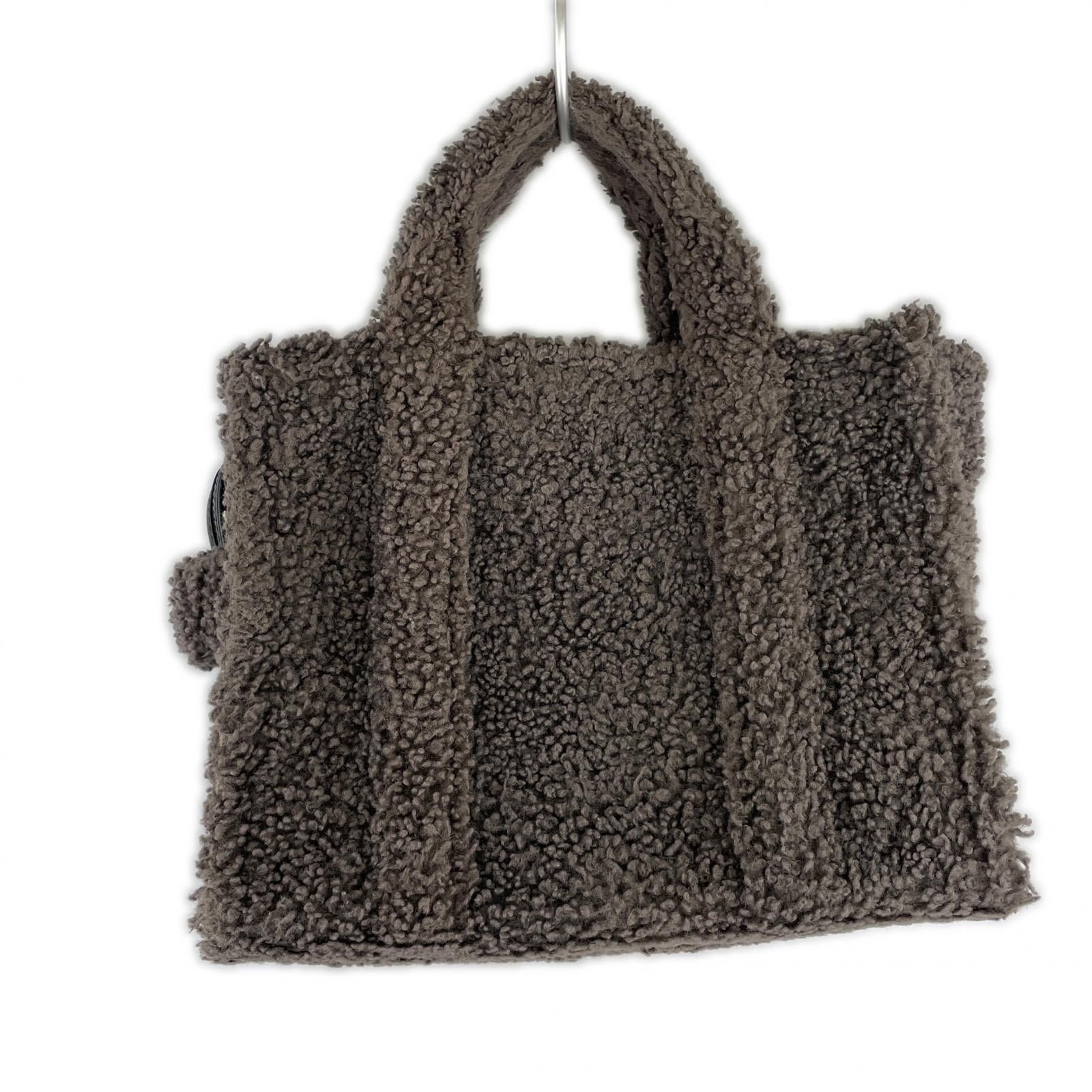 ハンドバッグ THE TEDDY SMALL TOTE BAG 2WAY BRW グレー