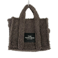 ハンドバッグ THE TEDDY SMALL TOTE BAG 2WAY BRW グレー
