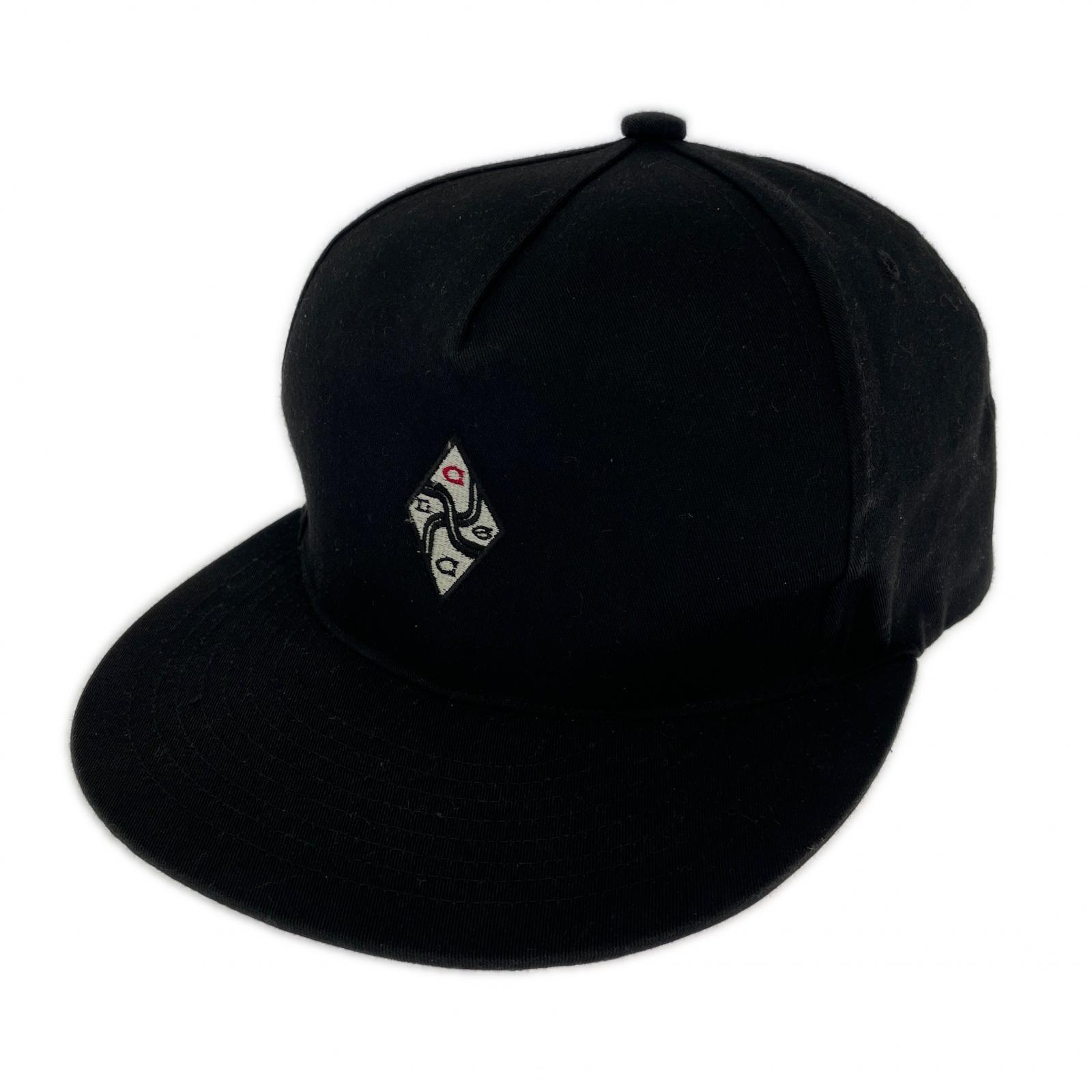 キャップ PRINTED CAP 黒 ブラック