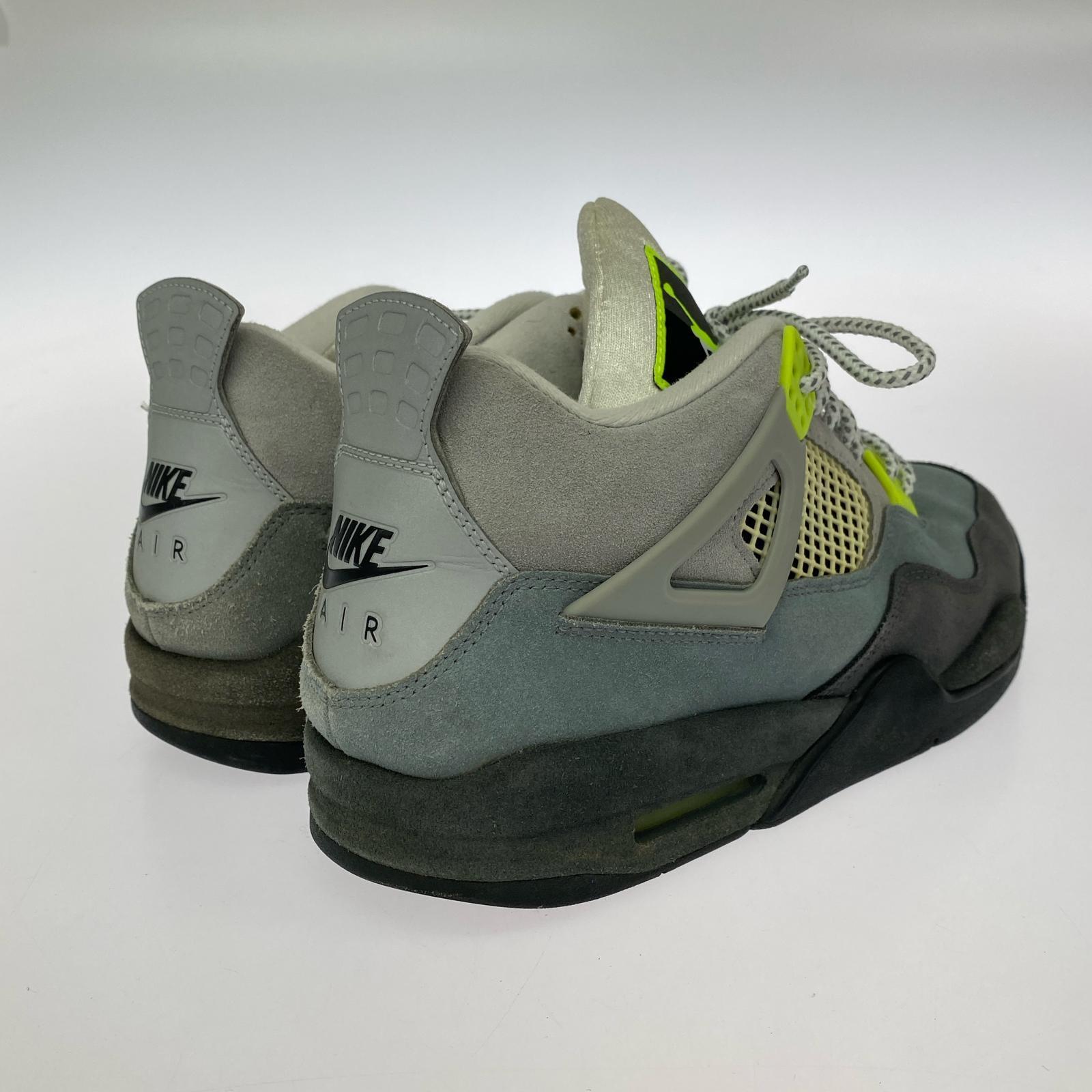 スニーカー AIR JORDAN 4 RETRO SE 95 NEON 28.5cm (US10 1/2 UK10 EU47) グレー