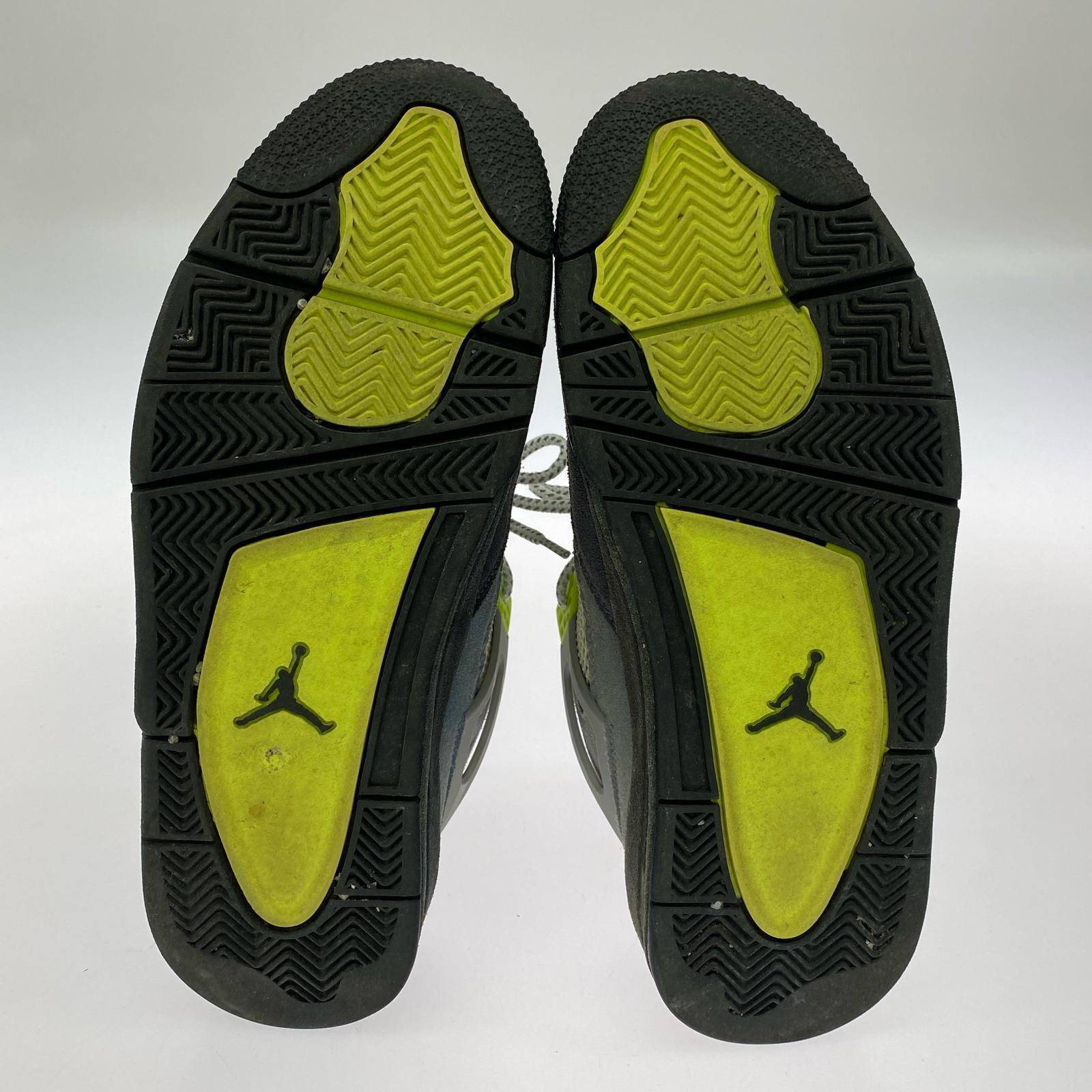 スニーカー AIR JORDAN 4 RETRO SE 95 NEON 28.5cm (US10 1/2 UK10 EU47) グレー