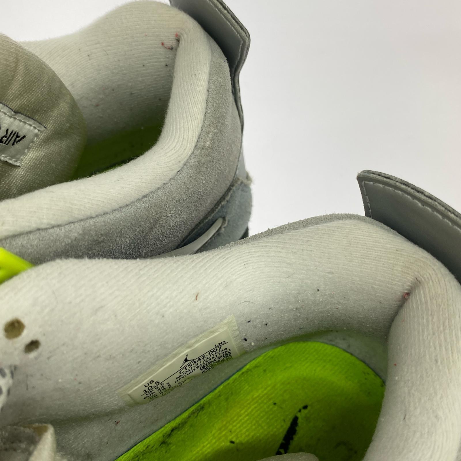スニーカー AIR JORDAN 4 RETRO SE 95 NEON 28.5cm (US10 1/2 UK10 EU47) グレー