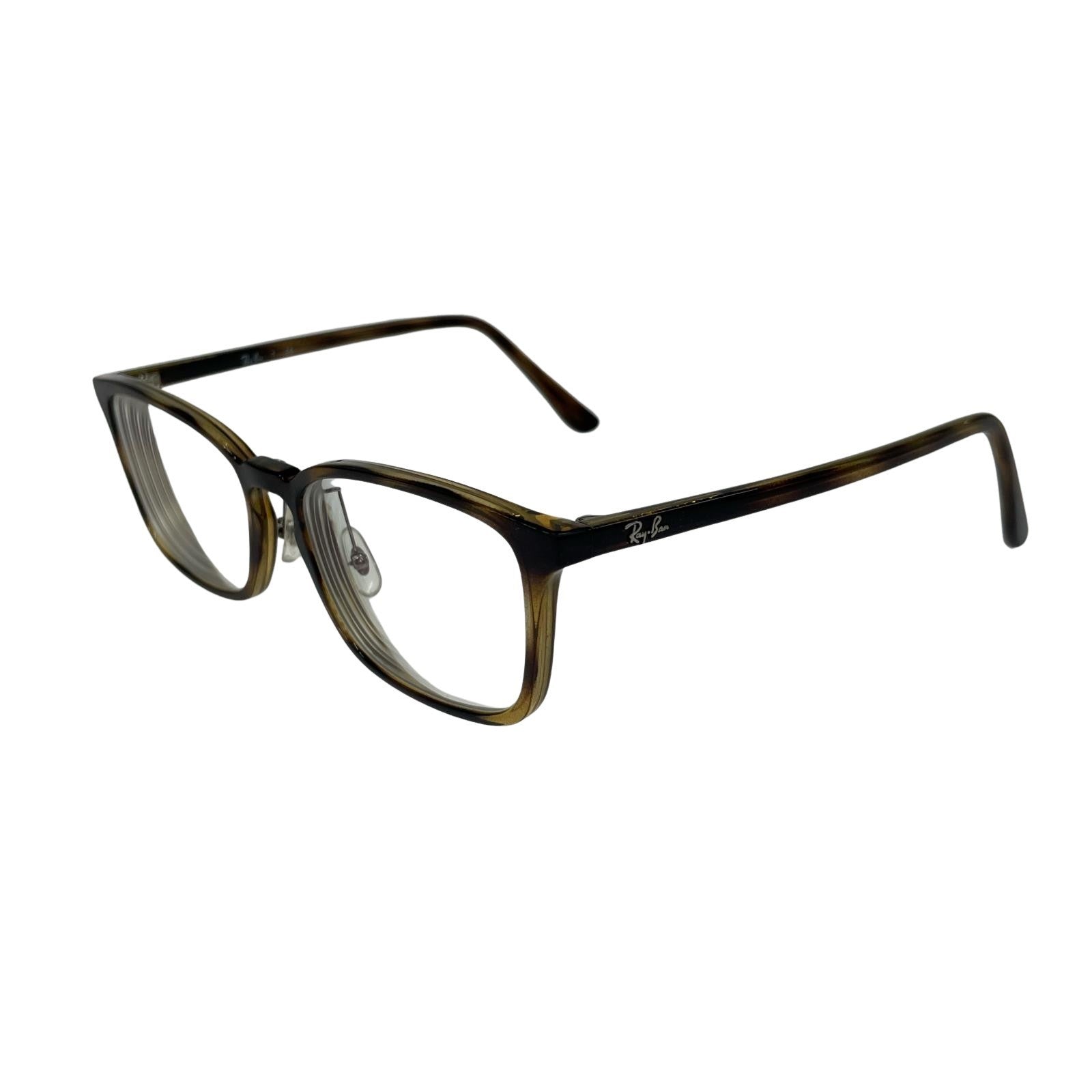 その他アクセサリー Ray-Ban ポリッシュハバナ 度入り眼鏡 ブラウン