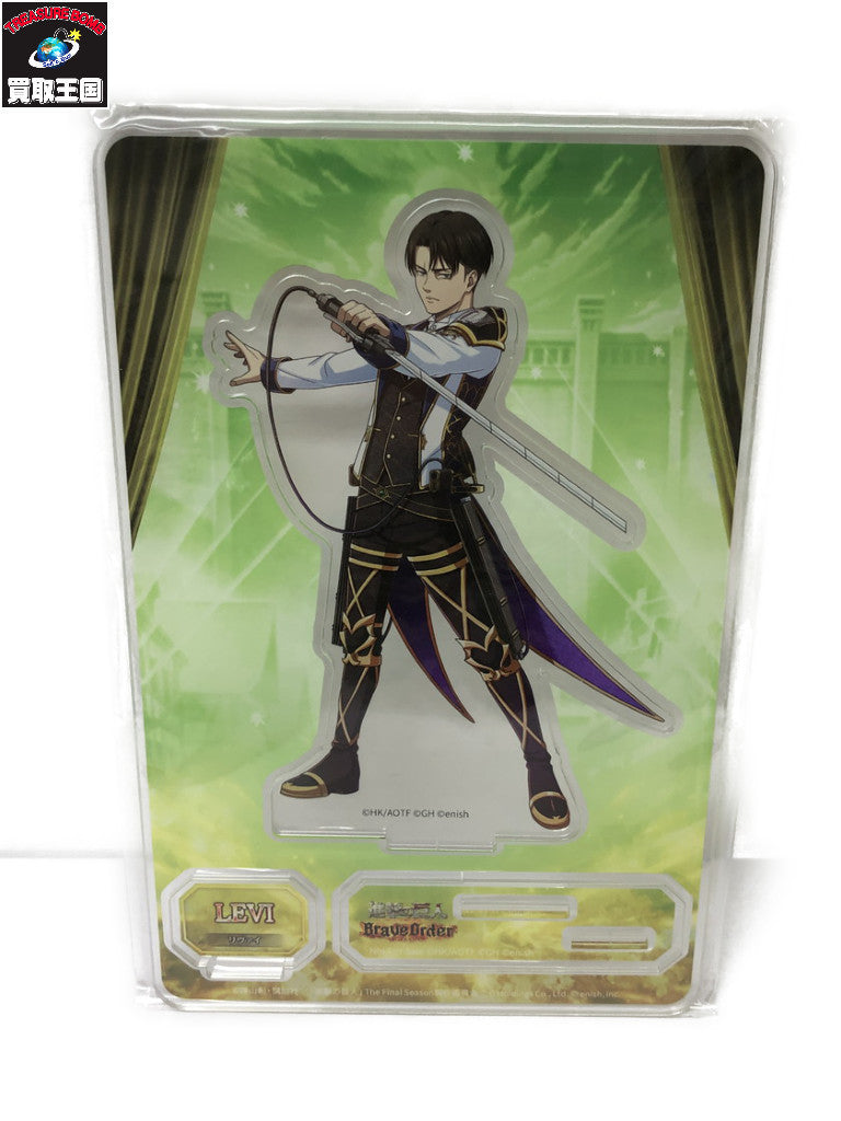 進撃の巨人 ブレオダ リヴァイ アクスタ フィギュア/グッズ