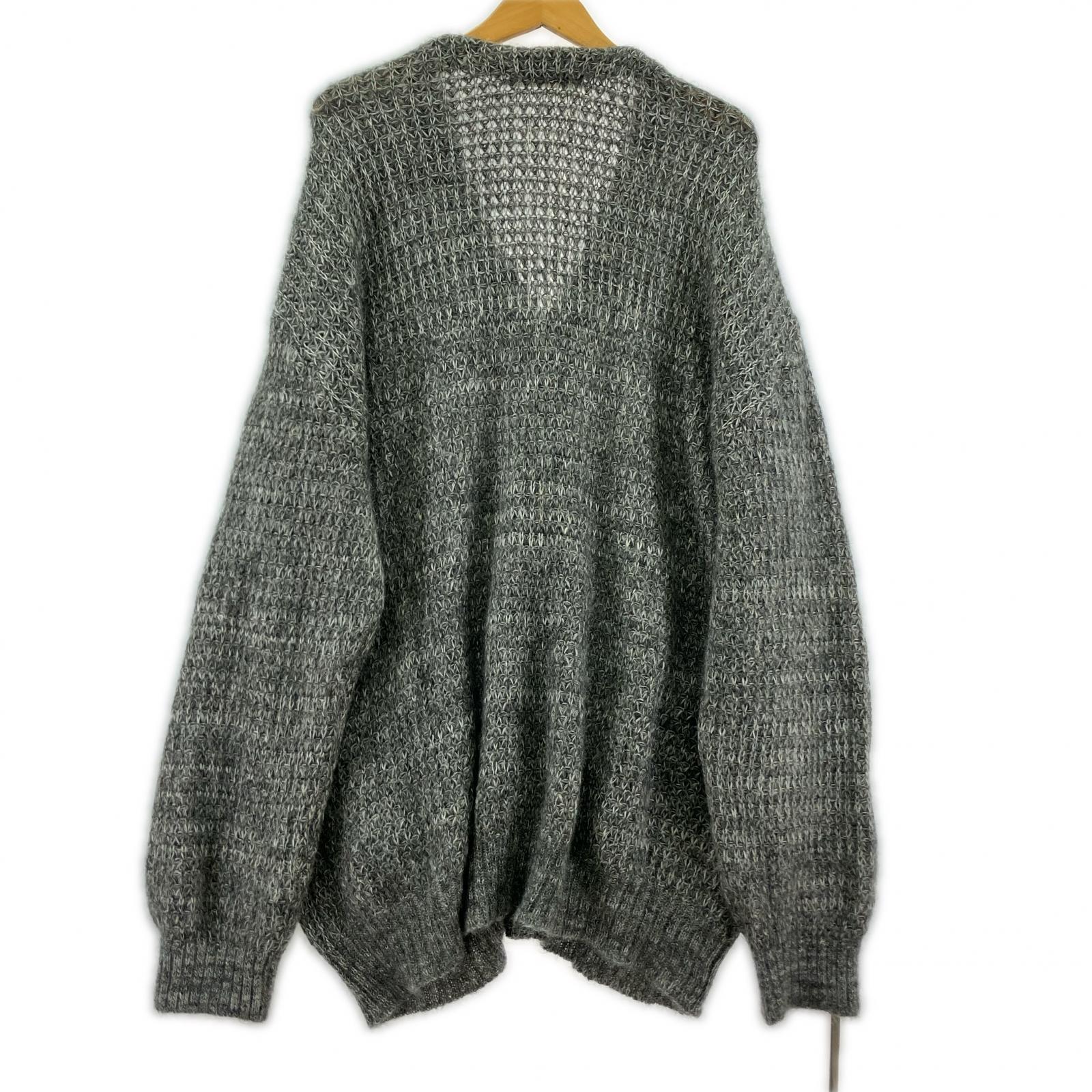 カーディガン ANEI ASTERISK CARDIGAN 5PLY AN0232 S0901 3 グレー